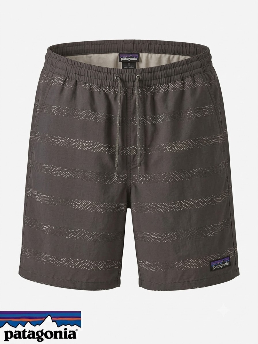Patagonia Hydropeak Volley Shorts Mens Large L Gray Swim Surf Board Hike Run